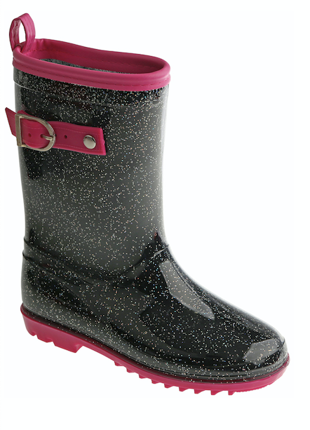 Girls Glitter Rain Boot