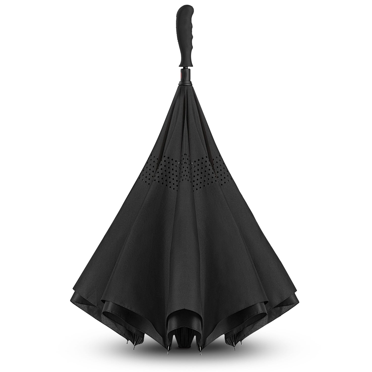 Reverse Folding Umbrella - Black