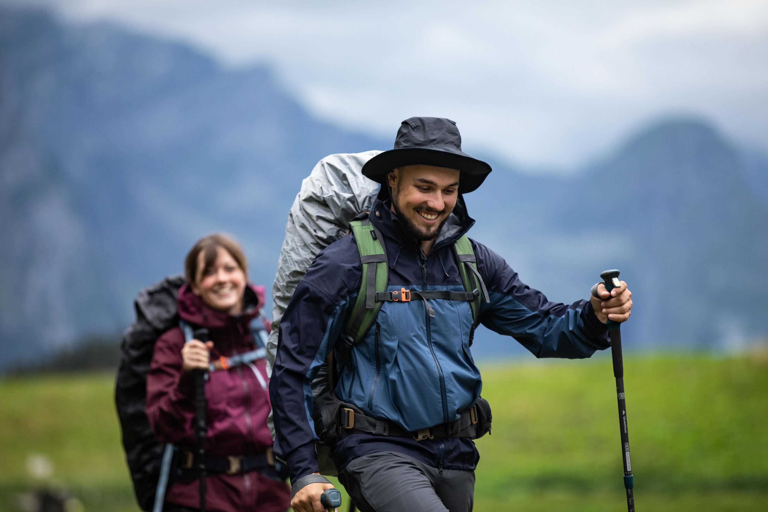 Quechua Trek 500, Waterproof Hiking Jacket, Men's